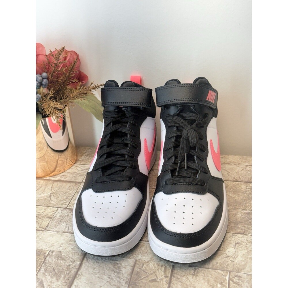 Nike Court Borough Mid 2 Basketball Shoes CD7782-005 Size 6Y/ Women 7.5 - Picture 5 of 14